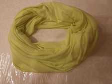 Kleidungs Accessoire Damen Hals Schal Neon Gelb Loop Schal