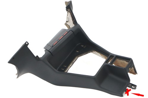 Mittelkonsole schwarz mit