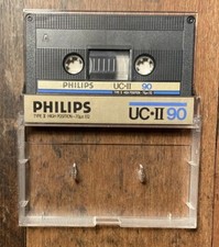 Philips UC-II 90 Type II Audio Kassette Cassette Tape - Bitte Lesen