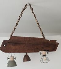 Hängeleuchte Lampe Altholz