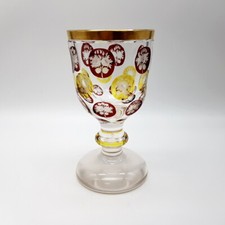 Kristall Glas Pokal, Böhmen, 19Jh.