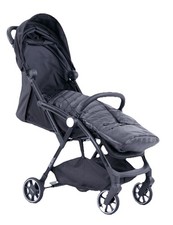 Leclerc Baby Fusssack Schwarz Fußsack Kinderwagen/Buggy Zubehör TOP