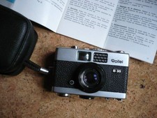 Rollei B 35 mit Carl Zeiss Triotar 3,5/40, mit Tasche und Betriebsanleitung