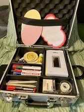 Legamaster Moderationskoffer, 34 x 35 x 15 cm (B x H x T) Aluminium, fast neu