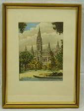 (H931) Colorierte Radierung