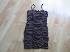 H&M DIVIDED Kleid Stretch braun Gr.  XS NEU