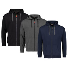 Sweatjacke mit Kapuze Jacke Baumwolle für Herren in Übergrößen ADAMO 2XL - 14XL