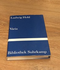 Ludwig Hohl - Varia | Erste Auflage 1977 | Bibliothek Suhrkamp