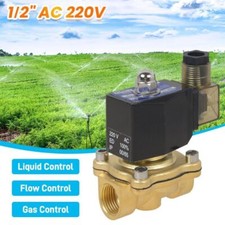 Magnetventil Messing 3/4"，