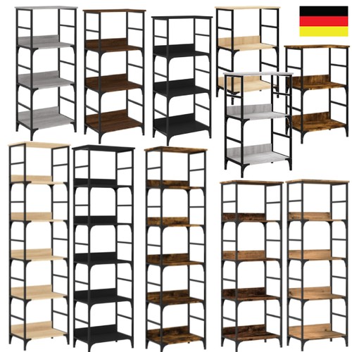Bücherregal 5 fächer - bücherregal, 2/3/4/5-fächer