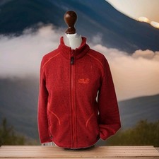 Jack Wolfskin Fleecejacke Jacke Gr. XS Nanuk200 Rot