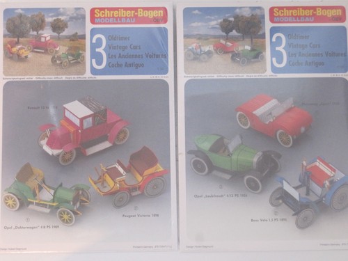 Oldtimer auto - 2x,