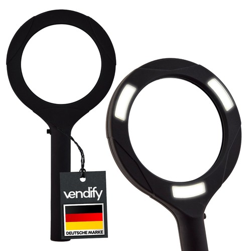 Led lupe mit licht - lupe, |
