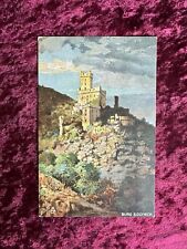 Künstler-AK Burg Sooneck Oilette