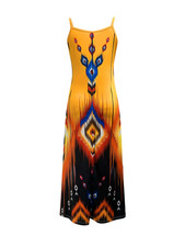 Stretch Ethno-Kleid
