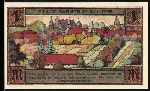 Notgeld barntrup 1921 - notgeld, 1