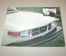 Prospekt / Broschüre Saab 99