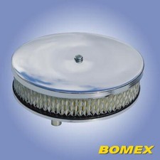 SPORTLUFTFILTER, Chrom, 40mm hoch, für VW Käfer, Karmann, Bus T2/T3, Kübel 181