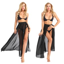 Damen Rock Strandrock Chiffon