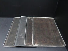 Backbleche 60x40cm Teflon beschichtet 4x Bäckerei anti haft gelocht Alu Backofen