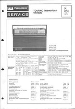 ITT/Schaub-Lorenz Service Manual für Touring international 101 Netz Copy