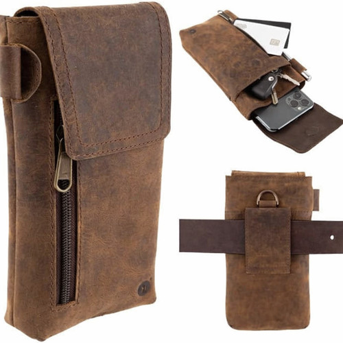 Moonster leder gürteltasche