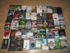 Sammlung Bücherpaket Büchersammlung 50 Stück Romane Thriller Krimi Bücher