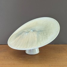 GOTLIND WEIGEL STUDIOKERAMIK GEFÄSSOBJEKT HUTFORM SIGNIERT SEIDENMATTE GLASUR