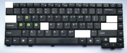 As81 einzelne tastatur - einzelne,