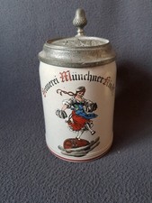Antik Bierkrug Brauerei Münchener Kindl
