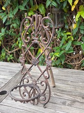 Wandhalter Blumentopf, Gußeisen, vintage Deko