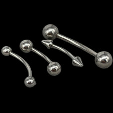 BRAUENPIERCING SET HERREN