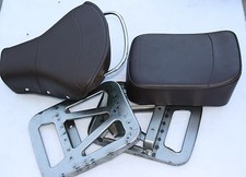 VESPA SCHWING SATTEL SET dunkel braun PX Sprint RALLY GS VBB VNB GL GT Sitzbank