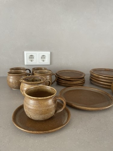 Vintage keramik geschirrset - vintage,