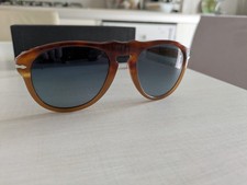 Persol 649 Original Sonnenbrille - Havanna/Braun Polarisiert Neuwertig