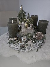 Adventskranz, Adventstreppe, Adventsdekoration, Advent, Weihnachten 
