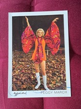 Autogrammkarte mit Original-Unterschrift *PEGGY MARCH*