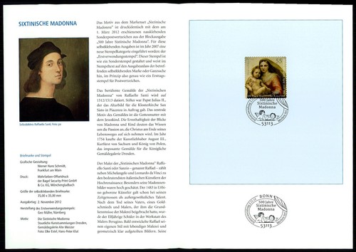 Brd sammelblatt 2012 kunst - brd,