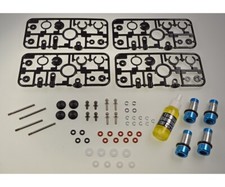 Tamiya GF-01 Alu Öldruckstoßdämpfer Set (4) - 300054670