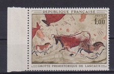 Frankreich: Nr. 1619 ** postfrisch / Grotte von Lascaux 1968