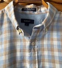 GANT REGULAR FIT , Herren Hemd, Gr. L, gebraucht, Baumwolle, kurz Arm