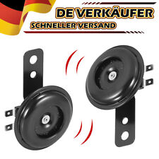 2X Hupe 12V Laut 105dB Universal Elektrisch Motorrad Auto Signalhorn Horn 65mm-