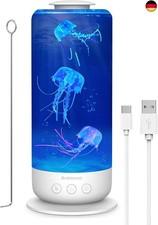 BestYiJo Quallen Lavalampe