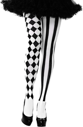Harlekin strumpfhose schwarz - harlekin, strumpfhose,