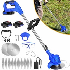 Akku Rasentrimmer 21V Freischneider Motorsense Elektro Trimmer Grasschneider DHL