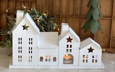 Shabby großes Windlicht Haus