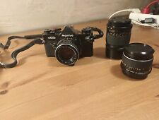 [Exc+5] Mamiya NC1000S Schwarze SLR-Kamera + 3 Objetiven
