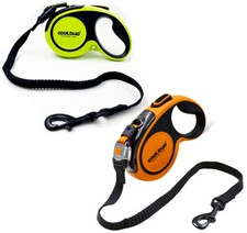 CoolBud Hundeleine • Gurtleine • Automatikleine • Rollleine • bis 50kg • 5 Meter