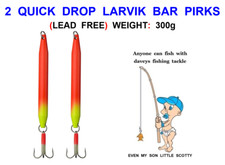 2 QUICK DROP LARVIK SOLID BAR