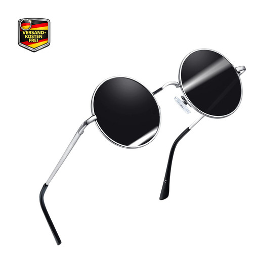 Runde sonnenbrille retro - runde,